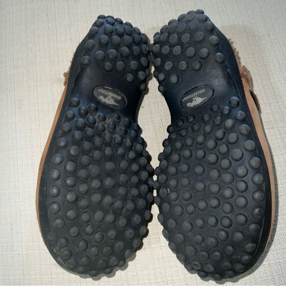 Rocket Dog Sherpa Platform Clogs Tan Suede Women’s Shoe Size 9M - Picture 9 of 11